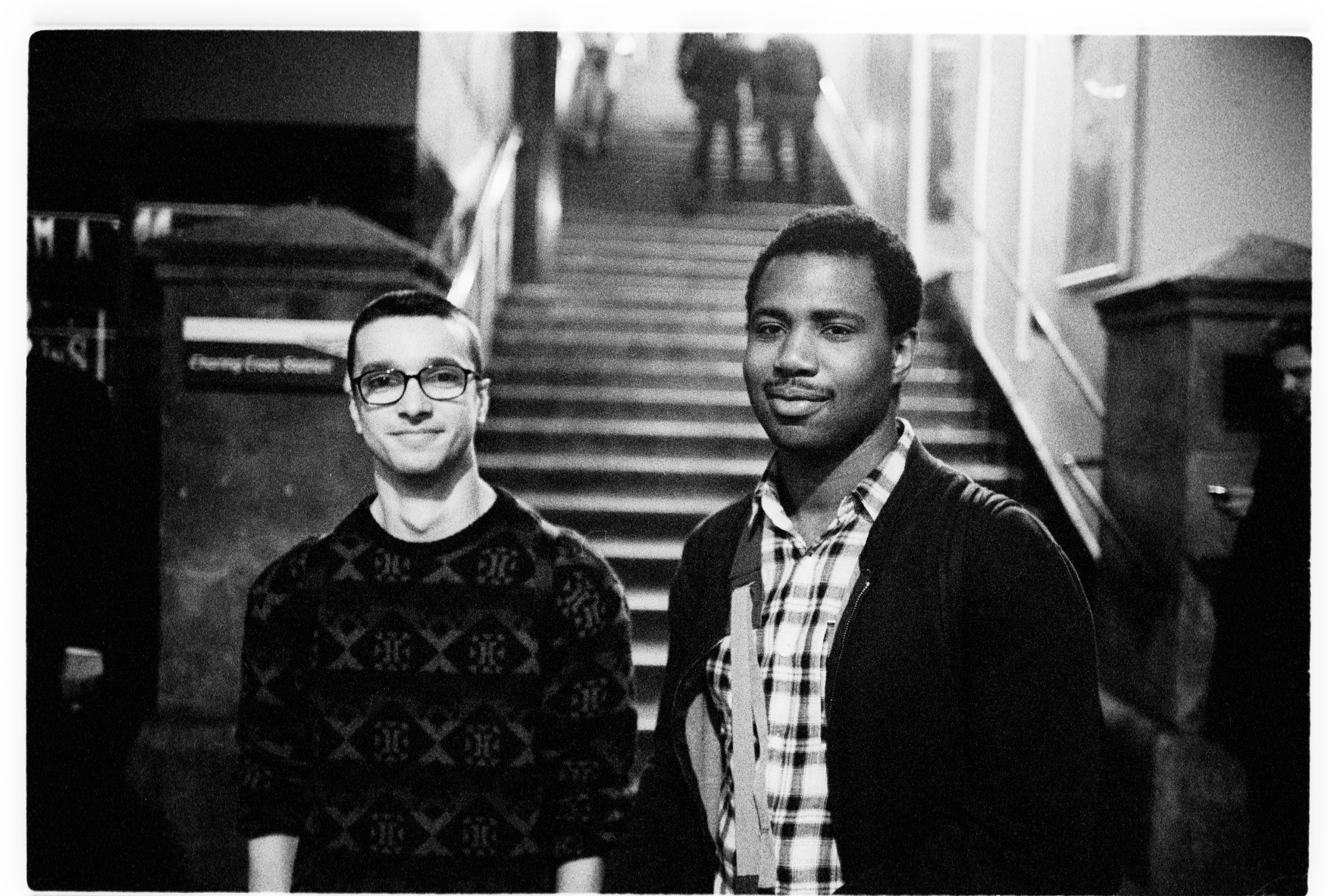 Sampha and drummer
